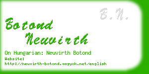 botond neuvirth business card